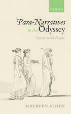 Para-Narratives in the Odyssey: Stories in the Frame