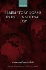 Peremptory Norms in International Law