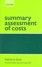 Summary Assessment of Costs