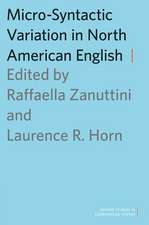 Micro-Syntactic Variation in North American English