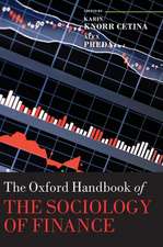 The Oxford Handbook of the Sociology of Finance