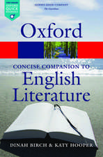 The Concise Oxford Companion to English Literature