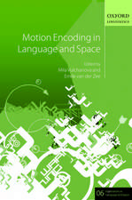 Motion Encoding in Language and Space