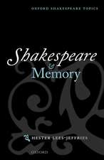 Shakespeare and Memory