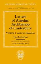 Letters of Anselm, Archbishop of Canterbury: Volume I