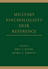 Military Psychologists' Desk Reference