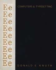 Computers & Typesetting, Volume E: Computer Modern Typefaces
