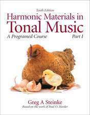 Harmonic Materials in Tonal Music, Part I: A Programmed Course