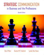 Strategic Communication in Business and the Professions