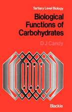 Biological Functions of Carbohydrates