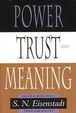 Power, Trust, and Meaning: Essays in Sociological Theory and Analysis