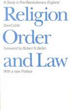 Religion, Order, and Law