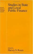 Studies in State and Local Public Finance