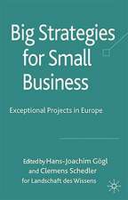 Big Strategies for Small Business: Exceptional Projects in Europe