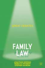 Great Debates in Family Law