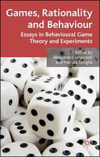 Games, Rationality and Behaviour: Essays on Behavioural Game Theory and Experiments