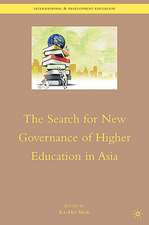 The Search for New Governance of Higher Education in Asia