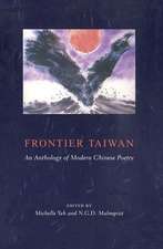 Frontier Taiwan – An Anthology of Modern Chinese Poetry