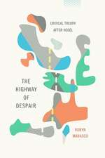 The Highway of Despair – Critical Theory After Hegel