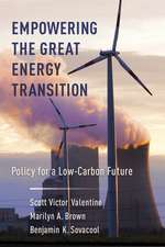 Empowering the Great Energy Transition – Policy for a Low–Carbon Future