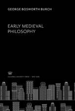 Early Medieval Philosophy