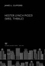 Hester Lynch Piozzi (Mrs. Thrale)