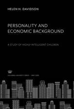 Personality and Economic Background