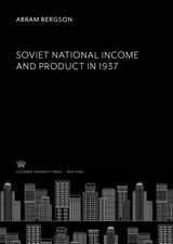 Soviet National Income and Product in 1937