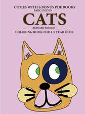 Coloring Book for 4-5 Year Olds (Cats)