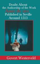 Doubt about the authorship of the work Asno de oro published in Seville around 1513