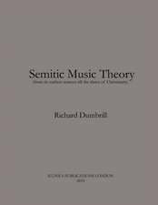 Semitic Music Theory