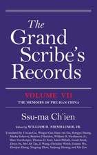 The Grand Scribe`s Records, Volume VII – The Memoirs of Pre–Han China