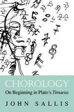 Chorology – On Beginning in Plato`s Timaeus