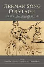 German Song Onstage – Lieder Performance in the Nineteenth and Early Twentieth Centuries