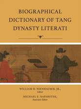 Biographical Dictionary of Tang Dynasty Literati