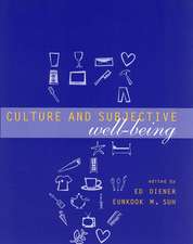 Culture & Subjective Well–being