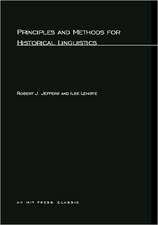 Principles and Methods for Historical Linquistics