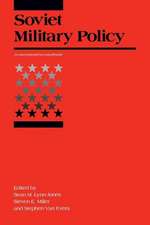 Soviet Military Policy – An International Security Reader (Paper)