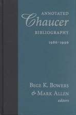 Annotated Chaucer Bibliography, 1986–1996