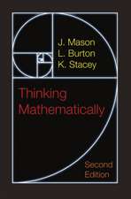 Mason, J: Thinking Mathematically