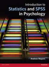 Introduction to Statistics and SPSS in Psychology