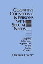 Cognitive Counseling and Persons with Special Needs