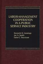 Labor-Management Cooperation in a Public Service Industry.