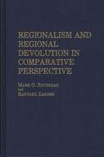 Regionalism and Regional Devolution in Comparative Perspective.