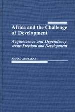 Africa and the Challenge of Development