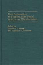 New Approaches to Economic and Social Analyses of Discrimination