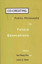 Co-creating a Public Philosophy for Future Generations