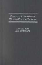 Concepts of Leadership in Western Political Thought