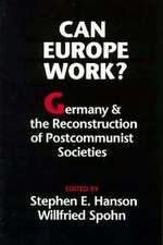 Can Europe Work?: 1885-1915
