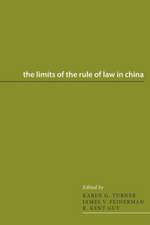 The Limits of the Rule of Law in China